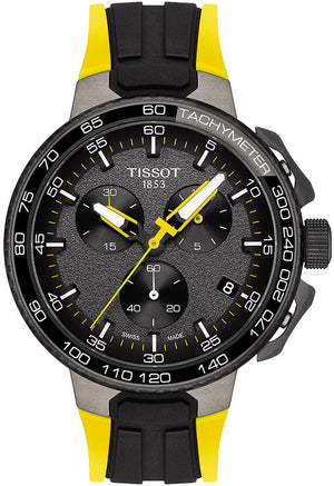Buy Shop Tissot T Bike Cycling Tour de France Black Dial Two Tone Rubber Strap Watch For Men - T111.417.37.441.00 USA Online