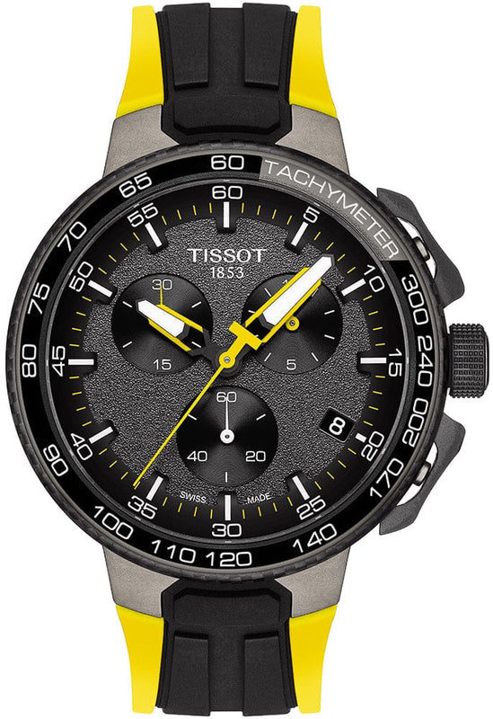 Buy Shop Tissot T Bike Cycling Tour de France Black Dial Two Tone Rubber Strap Watch For Men - T111.417.37.441.00 USA Online