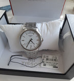 Buy Shop Tissot T Classic Automatic III Day Date White Dial Silver Steel Strap Watch for Men - T065.930.11.031.00 USA Online