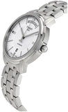 Buy Shop Tissot T Classic Automatic III Day Date White Dial Silver Steel Strap Watch for Men - T065.930.11.031.00 USA Online