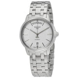 Buy Shop Tissot T Classic Automatic III Day Date White Dial Silver Steel Strap Watch for Men - T065.930.11.031.00 USA Online