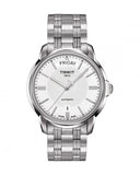 Buy Shop Tissot T Classic Automatic III Day Date White Dial Silver Steel Strap Watch for Men - T065.930.11.031.00 USA Online