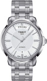 Buy Shop Tissot T Classic Automatic III Day Date White Dial Silver Steel Strap Watch for Men - T065.930.11.031.00 USA Online