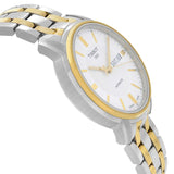 Buy Shop Tissot T Classic Automatics III White Dial Two Tone Steel Strap Watch For Men - T065.430.22.031.00 USA Online