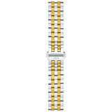 Buy Shop Tissot T Classic Bridgeport Automatic Mother of Pearl Dial Two Tone Steel Strap Watch for Women - T097.410.22.116.00 USA Online