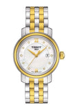 Buy Shop Tissot T Classic Bridgeport Automatic Mother of Pearl Dial Two Tone Steel Strap Watch for Women - T097.410.22.116.00 USA Online
