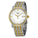 Buy Shop Tissot T Classic Bridgeport Automatic Mother of Pearl Dial Two Tone Steel Strap Watch for Women - T097.410.22.116.00 USA Online