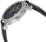 Buy Shop Tissot T Classic Bridgeport Black Dial Black Leather Strap Watch For Men - T097.410.16.058.00 USA Online