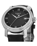 Buy Shop Tissot T Classic Bridgeport Black Dial Black Leather Strap Watch For Men - T097.410.16.058.00 USA Online
