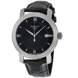 Buy Shop Tissot T Classic Bridgeport Black Dial Black Leather Strap Watch For Men - T097.410.16.058.00 USA Online