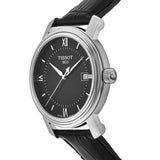 Buy Shop Tissot T Classic Bridgeport Black Dial Black Leather Strap Watch For Men - T097.410.16.058.00 USA Online