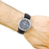 Buy Shop Tissot T Classic Bridgeport Black Dial Black Leather Strap Watch For Women - T097.010.16.058.00 USA Online