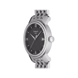 Buy Shop Tissot T Classic Bridgeport Black Dial Silver Steel Strap Watch For Men - T097.410.11.058.00 USA Online