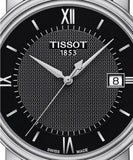 Buy Shop Tissot T Classic Bridgeport Black Dial Silver Steel Strap Watch For Men - T097.410.11.058.00 USA Online