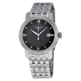 Buy Shop Tissot T Classic Bridgeport Black Dial Silver Steel Strap Watch For Men - T097.410.11.058.00 USA Online