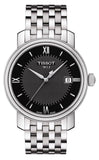 Buy Shop Tissot T Classic Bridgeport Black Dial Silver Steel Strap Watch For Men - T097.410.11.058.00 USA Online