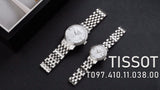 Buy Shop Tissot T Classic Bridgeport Lady Quartz Stainless Steel Watch For Women - T097.010.11.038.00 USA Online