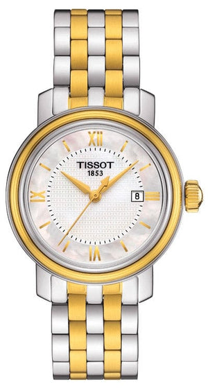 Buy Shop Tissot T Classic Bridgeport Lady White Mother of Pearl Dial Watch For Women - T097.010.22.118.00 USA Online