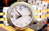 Buy Shop Tissot T Classic Bridgeport Mother of Pearl Dial Two Tone Steel Strap Watch For Women - T097.010.22.116.00 USA Online