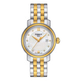 Buy Shop Tissot T Classic Bridgeport Mother of Pearl Dial Two Tone Steel Strap Watch For Women - T097.010.22.116.00 USA Online
