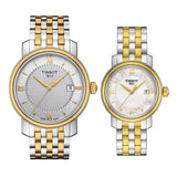 Buy Shop Tissot T Classic Bridgeport Quartz Silver Dial Two Tone Mesh Bracelet Watch For Men - T097.410.22.036.00 USA Online