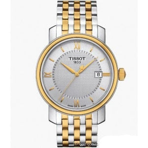 Buy Shop Tissot T Classic Bridgeport Quartz Silver Dial Two Tone Mesh Bracelet Watch For Men - T097.410.22.036.00 USA Online