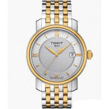 Buy Shop Tissot T Classic Bridgeport Quartz Silver Dial Two Tone Mesh Bracelet Watch For Men - T097.410.22.036.00 USA Online
