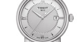 Buy Shop Tissot T Classic Bridgeport Silver Dial Brown Leather Strap Watch For Men - T097.410.16.038.00 USA Online