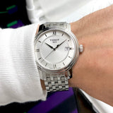 Buy Shop Tissot T Classic Bridgeport Silver Dial Silver Mesh Bracelet Watch For Men - T097.410.11.038.00 USA Online