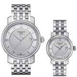 Buy Shop Tissot T Classic Bridgeport Silver Dial Silver Mesh Bracelet Watch For Men - T097.410.11.038.00 USA Online