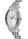 Buy Shop Tissot T Classic Bridgeport Silver Dial Silver Mesh Bracelet Watch For Men - T097.410.11.038.00 USA Online