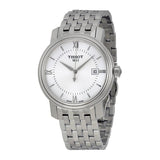 Buy Shop Tissot T Classic Bridgeport Silver Dial Silver Mesh Bracelet Watch For Men - T097.410.11.038.00 USA Online