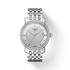 Buy Shop Tissot T Classic Bridgeport Silver Dial Silver Mesh Bracelet Watch For Men - T097.410.11.038.00 USA Online