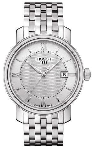 Buy Shop Tissot T Classic Bridgeport Silver Dial Silver Mesh Bracelet Watch For Men - T097.410.11.038.00 USA Online
