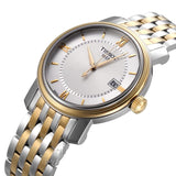 Buy Shop Tissot T Classic Bridgeport Silver Dial Two Tone Mesh Bracelet Watch For Men - T097.410.22.038.00 USA Online
