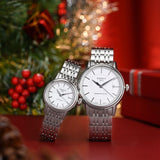Buy Shop Tissot T Classic Carson Automatic White Dial Silver Steel Strap Watch For Women - T085.207.11.011.00 USA Online
