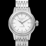 Buy Shop Tissot T Classic Carson Automatic White Dial Silver Steel Strap Watch For Women - T085.207.11.011.00 USA Online