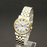 Buy Shop Tissot T Classic Carson Lady Premium Silver Dial Two Tone Steel Strap Watch For Women - T122.210.22.033.00 USA Online