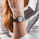 Buy Shop Tissot T Classic Carson Lady Premium Silver Dial Two Tone Steel Strap Watch For Women - T122.210.22.033.00 USA Online