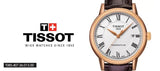 Buy Shop Tissot T Classic Carson Powermatic 80 White Dial Brown Leather Strap Watch for Men - T085.407.36.013.00 USA Online