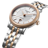 Buy Shop Tissot T Classic Carson Premium 30 White Dial Two Tone Steel Strap Watch for Women - T122.207.22.031.01 USA Online