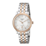 Buy Shop Tissot T Classic Carson Premium 30 White Dial Two Tone Steel Strap Watch for Women - T122.207.22.031.01 USA Online