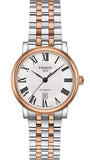 Buy Shop Tissot T Classic Carson Premium 30 White Dial Two Tone Steel Strap Watch for Women - T122.207.22.033.00 USA Online