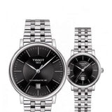 Buy Shop Tissot T Classic Carson Premium Automatic Lady Black Dial Silver Steel Strap Watch for Women - T122.207.11.051.00 USA Online