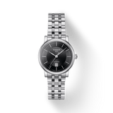 Buy Shop Tissot T Classic Carson Premium Automatic Lady Black Dial Silver Steel Strap Watch for Women - T122.207.11.051.00 USA Online