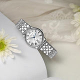 Buy Shop Tissot T Classic Carson Premium Automatic Lady Silver Dial Silver Steel Strap Watch for Women - T122.207.11.033.00 USA Online