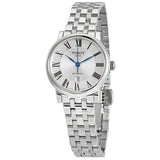 Buy Shop Tissot T Classic Carson Premium Automatic Lady Silver Dial Silver Steel Strap Watch for Women - T122.207.11.033.00 USA Online