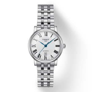 Buy Shop Tissot T Classic Carson Premium Automatic Lady Silver Dial Silver Steel Strap Watch for Women - T122.207.11.033.00 USA Online