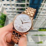Buy Shop Tissot T Classic Carson Premium Automatic White Dial Rose Gold Steel Strap Watch for Men - T122.407.33.031.00 USA Online