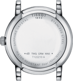 Buy Shop Tissot T Classic Carson Premium Lady Mother of Pearl Pink Dial Silver Steel Strap Watch For Women - T122.210.11.159.00 USA Online